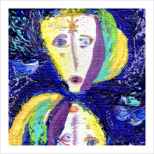 Load image into Gallery viewer, FORMING: The Recognition of Spriti ☼ Recreation Series Painting {Art Print} Dreams for a New World recreation series painting by Virginia artist Dawn Richerson unframed