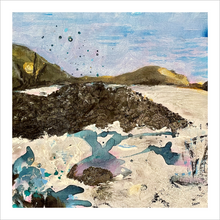 Load image into Gallery viewer, Scales and the Savage Sea Giant's Causeway Irish seascape painting 8x8
