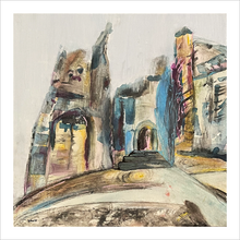 Load image into Gallery viewer, The King and His Castle Rock of Cashel painting - Ireland painting by Dawn Richerson - County Tipperary 8x8