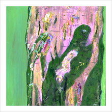 Load image into Gallery viewer, YOU, ME AND A TURTLE TREE ☼ Heart of America Virginia / Parkway Perspectives {Art Print} Blue Ridge Parkway painting by Virginia artist Dawn Richerson 8x8