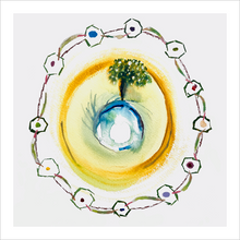 Load image into Gallery viewer, Sacred Story - tree - sacred space painting - sacred self - inner strength - inner sanctuary 8x8