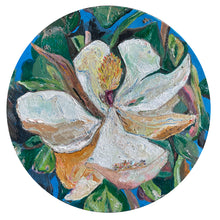 Load image into Gallery viewer, Magnolia Moment - Blue Ridge Parkway flower painting - Virginia artist Dawn Richerson