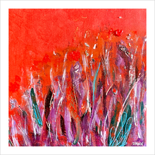 Load image into Gallery viewer, SUMMER CELEBRATION ☼ Heart of America Virginia Painting / Blue Ridge Parkway Perspectives {Art Print} 8x8 painting by Virginia Artist Dawn Richerson