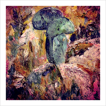 Load image into Gallery viewer, THE ELEGANT LOVERS ☼ Heart of America Virginia Painting {Art Print} Woodland scene on Blue Ridge Parkway painting by Virginia artist Dawn Richerson 8x8