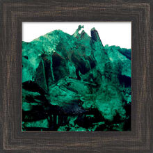 Load image into Gallery viewer, ALL THE GREEN MOUNTAINS ☼ Soul of France & Magdalen Painting {Art Print} South of France Provence mountain painting Dawn Richerson  8x8 framed