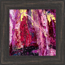 Load image into Gallery viewer, IN THE PURPLE WOOD ☼ Magdalen Painting {Art Print} Faithscapes painting by Virginia artist Dawn Richerson 8x8 framed