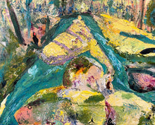 Load image into Gallery viewer, The Deluge Blue Ridge Blessings Original Painting {Art Prints}{Collection Originals} Bedford Virginia Painting • Claytor Nature Center Dawn Richerson nature painting