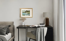 Load image into Gallery viewer, Boat with Ben Bulben Ireland Painting in situ Bedroom