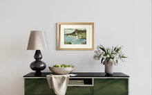 Load image into Gallery viewer, Boat with Ben Bulben Ireland Painting in situ Dining Area
