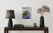 Load image into Gallery viewer, Holy Mountain Skellig Michael Soul of Ireland painting Dawn Richerson in Situ Living Room Table