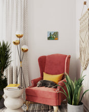 Load image into Gallery viewer, Ecstatic Ireland painting Eagle's Rock painting in situ chair