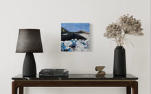 Load image into Gallery viewer, Scales and the Savage Sea - Giant's Causeway Antrim Coast Painting - Soul of Ireland Painting Collection - Ways of the Water - Dawn Richerson