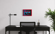Load image into Gallery viewer, Fire Dancer Abstract Nature painting Ireland woodland painting in situ 3