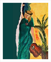 Load image into Gallery viewer, THE FOLLY & FORTITUDE OF HER YOUTH ☼ Magdalen Painting {Art Print}  from Artist Dawn Richerson