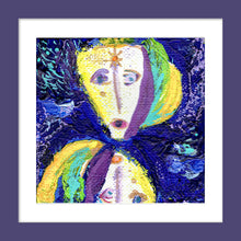 Load image into Gallery viewer, FORMING: The Recognition of Spriti ☼ Recreation Series Painting {Art Print} Dreams for a New World recreation series painting by Virginia artist Dawn Richerson framed
