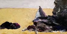 Load image into Gallery viewer, Guardian of the Grey and Golden Seas Ireland painting - Donegal painting Wild Atlantic Way