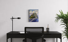 Load image into Gallery viewer, Holy Mountain Skellig painting Ireland painting in situ 1
