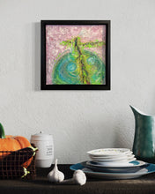 Load image into Gallery viewer, Calm Within Your Storm Irish Woodland Painting Forest Spirit in situ 2