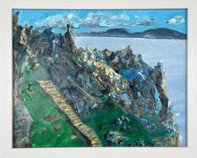 Load image into Gallery viewer, Stairway to Surrender Skellig Michael Soul of Ireland painting Dawn Richerson