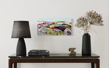 Load image into Gallery viewer, Forever and a Day County Donegal mountains painting Ireland painting in situ 1