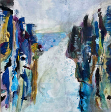 Load image into Gallery viewer, Into the Land of Giants Ireland painting by Dawn Richerson - Giant's Causeway Painting