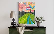Load image into Gallery viewer, Into the Skies Alive Blue Ridge Blessings Original Painting Virginia artist Dawn Richerson 1