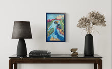 Load image into Gallery viewer, LIBERTY LAKE: What Swims Free in Me ☼ Give Me Liberty! {Original} painting Dawn Richersonn - in situ