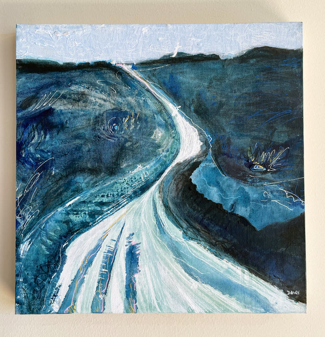 Lonely Highway Soul of Ireland painting by Dawn Richerson - Journeys Series