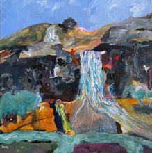 Load image into Gallery viewer, Memory's Flow Dingle Waterfall Painting Soul of Ireland Painting Collection by Dawn Richerson - Ways of the Water Series