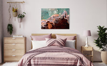 Load image into Gallery viewer, Mother on the Mountain Ireland painting by Dawn Richerson - County Leitrim landscape - in situ bedroom