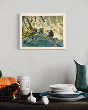 Load image into Gallery viewer, Mystical Cove Malinbeg County Donegal Ireland painting Silver Strand in situ 2