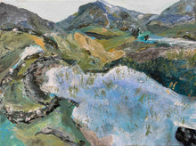 Load image into Gallery viewer, Buffalo Spirit - Dingle lake painting by Dawn Richerson - Soul of Ireland painting