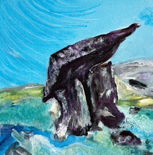 Load image into Gallery viewer, Poulnabrone Portal Ireland Painting - dolmen painting by Dawn Richerson