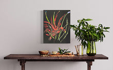 Load image into Gallery viewer, Proximity buzzard painting birds of prey  Blue Ridge Parkway Painting Dawn Richerson in situ