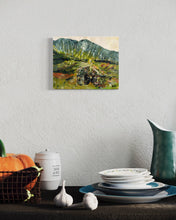Load image into Gallery viewer, Rock of Ages Ireland painting Gleniff Horseshoe in situ 2