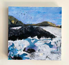 Load image into Gallery viewer, Scales and the Savage Sea - Giant&#39;s Causeway Antrim Coast Painting - Soul of Ireland Painting Collection - Ways of the Water - Dawn Richerson
