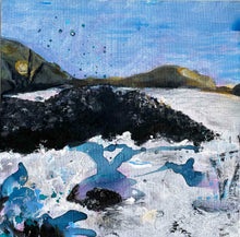 Load image into Gallery viewer, Scales and the Savage Sea - Giant's Causeway Antrim Coast Painting - Soul of Ireland Painting Collection - Ways of the Water - Dawn Richerson