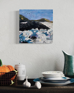 Scales and the Savage Sea Ireland Painting in Situ