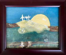 Load image into Gallery viewer, Skull Moon Over Arigna Soul of Ireland painting Dawn Richerson