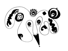 Load image into Gallery viewer, Joker's Wild Simple Inspiration Black and White Minimalist Art Print