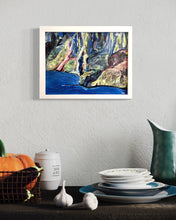 Load image into Gallery viewer, Steeped in Story Slieve League Cliffs painting Ireland in situ 2