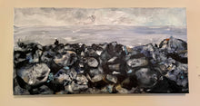 Load image into Gallery viewer, The Causeway and the Chorus Giant&#39;s Causeway painting by Dawn Richerson - Ireland painting County Antrim
