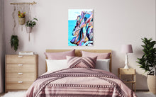 Load image into Gallery viewer, The Climb Ireland Painting Skellig Michael In Situ Bedroom
