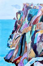Load image into Gallery viewer, The Climb Soul of Ireland painting Dawn Richerson - Skellig Michael painting County Kerry Ring of Kerry