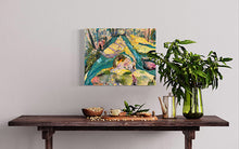 Load image into Gallery viewer, The Deluge Blue Ridge Blessings Original Painting {Art Prints}{Collection Originals} Bedford Virginia Painting • Claytor Nature Center Dawn Richerson nature painting in situ
