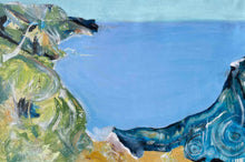 Load image into Gallery viewer, The Dragon's Tale County Antrim Painting - Ireland Painting Carrick-a-Rede Rope Bridge by Dawn Richerson