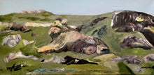 Load image into Gallery viewer, The Remnant - Malin Head Painting - County Donegal Ireland painting - Dawn Richerson