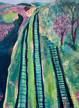 Load image into Gallery viewer, Tracks of Liberty Original Painting Bedford Virginia