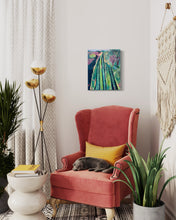 Load image into Gallery viewer, Tracks of Liberty Bedford Virginia painting Dawn Richerson Blue Ridge Parkway paintings in situ3
