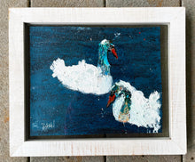 Load image into Gallery viewer, Swan Song - Two Swans Soul of Ireland painting Dawn Richerson
